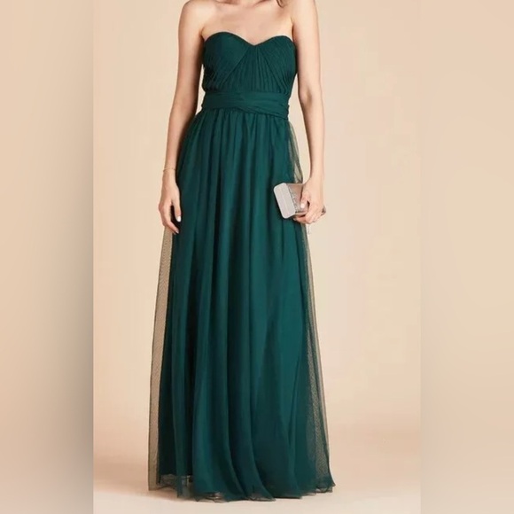 Birdy Grey Christina Strapless Emerald Green Prom Gown NWT Size Small - Picture 1 of 9